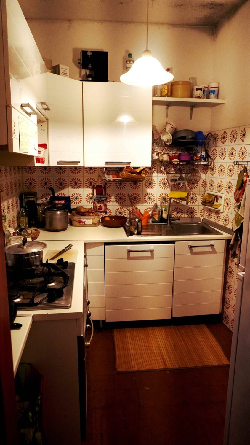 Küche im Haus in Porano