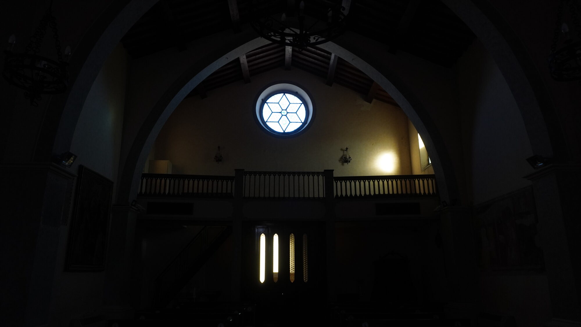 Kirchenraum im historischen Ortskern von Porano